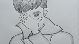How to draw a Attitude boy | Pencil sketch easy to make.