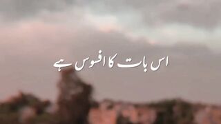 Urdu Poetry Linc's Watshap Status Video