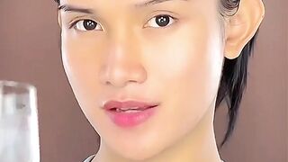 Before & After Beauty Boost: Afsi's Makeup Mastery! ✨ #MakeupMagic #BeautyTips #shorts