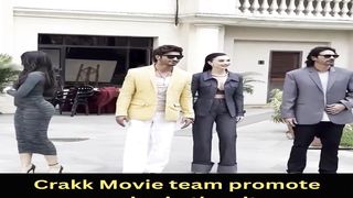 Crakk Movie team promote movies in the city #crakk #shorts #short #trending #viral #bollywood #shortvideo