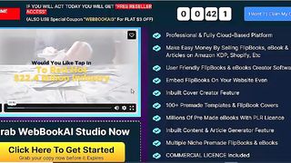 WebBookAI Studio Review |WebBookAI Studio oto | WebBookAI Studio pricing || all reviews 24