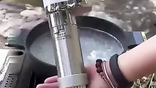 Machine that makes paste