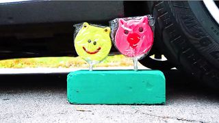 Esmagando coisas crocantes e macias de carro! - EXPERIMENTO: CARRO VS 1000 CIGARROS