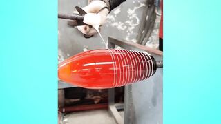 Amazing Glass Blowing By Professional Craftsman _ Very Satisfying Video