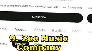Top 10 Most Subscribed YouTube Channel In The World ????