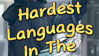 Top 10 Most Hardest Language In The World 2023????