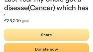 We trying to treat Cancer. With anything you can support We appreciate