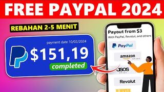 MAKE MONEY ONLINE : FREE PAYPAL $151 USD - Aplikasi Penghasil Uang TERCEPAT 2024 - Aplikasi Penghasil Saldo DANA.