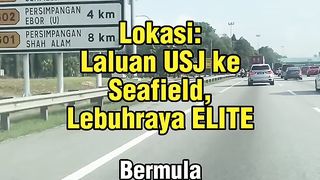 Pengaktifan #Smartlane di ELITE KM8.1 hingga KM6.1 (Arah Utara) laluan di antara USJ ke Seafield.