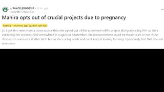 Breaking started on Indian media Mahira Khan is expected to give birth to a second child here