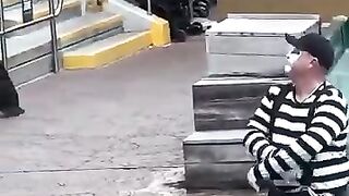 Ignoring her prank!