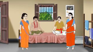 ঘরের মেঝেতে কচু চাষ _ Bengali Fairy Tales Cartoon