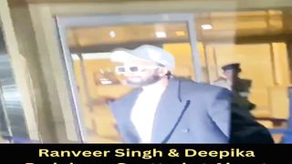 Ranveer Singh, Deepika Padukone & Amrita Rao Spotted at Airport Viral Masti Bollywood