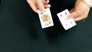 CARD THROUGH CARD - GREAT MAGIC CARD TRICK REVEALED