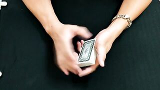 Great magic trick with rubber band and playing card