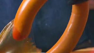 Spaghetti sausage roll