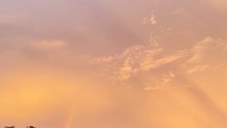 The beauty of rainbow and sky’s