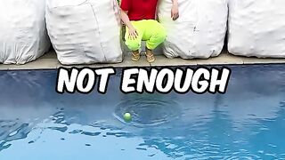 I Fill The Entire Pool With Balls!