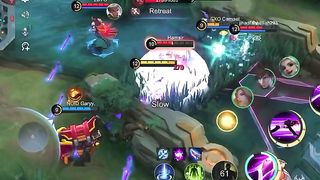 CONTINOUS TRIPLE KILL ❤️‍????#chou #mobilelegends