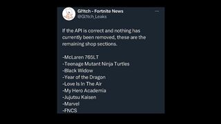 Fortnite Skins returning soon