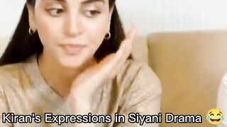 Kiran Funny expressions in Sayani Drama _ Har pal Geo #entertainment #harpalgeo #sayani