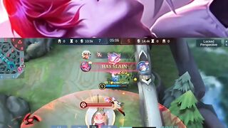 low hp escaping saber #mlbb #rankpush