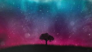 Motion Graphics Background Video Loop - Single Tree Animation 4K - Download Free Footage