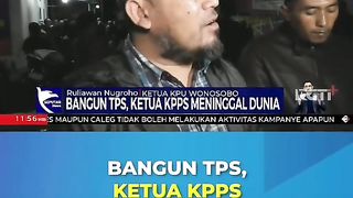 Ketua KPPS Meninggal Dunia