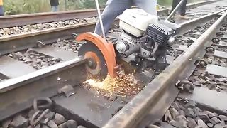 How to repair railway track ?