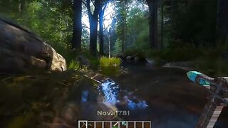 Minecref forest is very beautiful