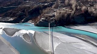 Ethereal Cascades: A Serenade of beauty in the Hunza Mountains"