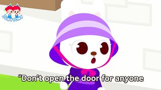 The Wolf and the Lovely Bunny Buddy ???????? Whos at the Door Animal Songs for Kids