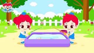 Once I Caught a Fish Alive Let’s Go Fishing Fishing Song Nursery Rhymes - Kids Songs