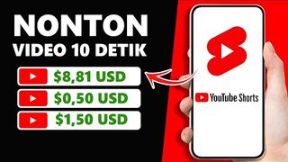 MAKE MONEY ONLINE :  Nonton VIdeo Youtube Short 10 Detik Langsung Dibayar Dolar - Aplikasi Penghasil UANG TERCEPAT 2024.