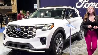 2025 Ford Explorer#fordexplorer #familycars #suv #carreview #bluecruise #3rowsuv #cas2024 #