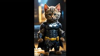 superheroes but cute cats