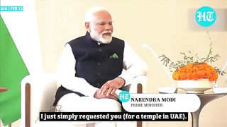 'Mandir Wahi Banega...'_ UAE President To Modi _ Watch PM's Big Reveal On BAPS Temple.