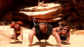Ancient human family looking for food - The World's First Big Game - The Croods