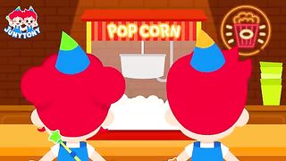 Popcorn Pop- Pop- ????Buttery Smell of Popcorn We Love Popcorn Food Songs for Kids