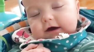 Babies can fall asleep so easily