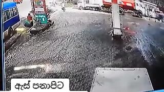 A terrible accident Sri lanka