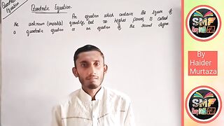 Class 10th-Chapter 1-Quadratic Equation
