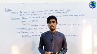 Noun, definition ans examples