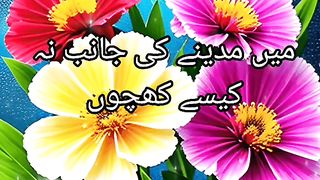 main madine ki jaanib na kaise jhuko.