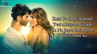Akhiyaan Gulaab (Lyrics)- Shahid Kapoor, Kriti Sanon - Mitraz - Teri Baaton Mein Aisa Uljha Jiya