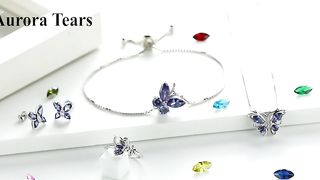 Aurora Tears Butterfly Jewelry