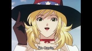Cowgirl makes an entrance