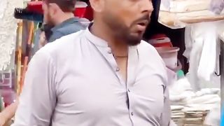 taking food from stranger