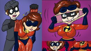 Female Skinsuit Elastigirl Animated Comic (re-upload)