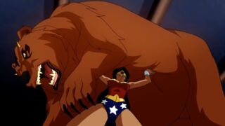 Wonder Woman vs. All Women [Justice League: Crisis on Two Earths]